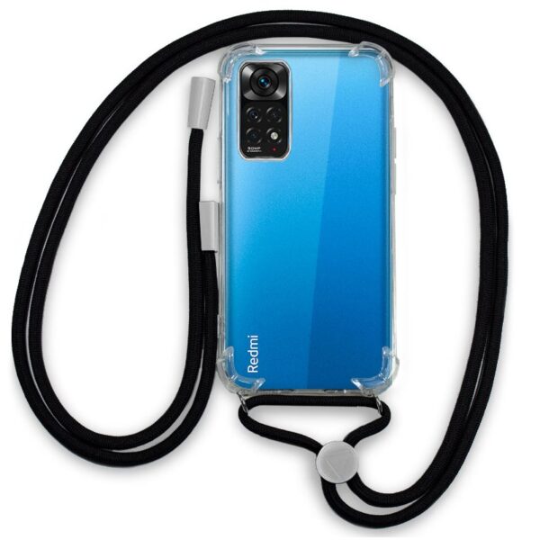 Capa COOL para Xiaomi Redmi Note 11 / Note 11S Cordão Preto