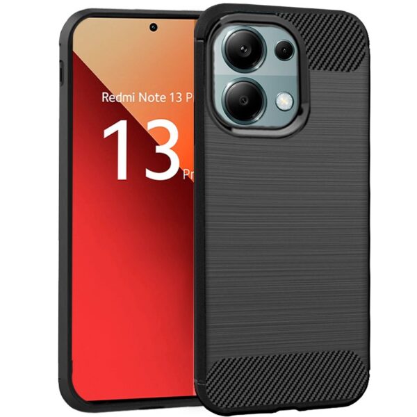 Capa COOL para Xiaomi Redmi Note 13 Pro / Note 14S / Poco M6 Pro Carbono Preto