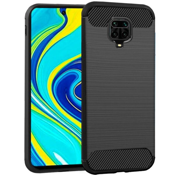 Capa COOL para Xiaomi Redmi Note 9S / Note 9 Pro Carbono Preto