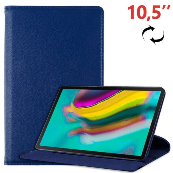 Capa COOLA para Samsung Galaxy Tab S5e T720 / T725 Couro Sintético Azul 10.5 polegadas