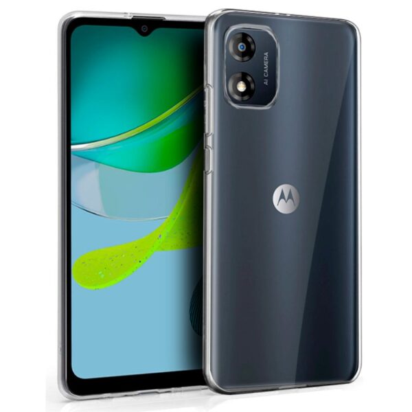 Capa de silicone COOL para Motorola Moto E13 (transparente)