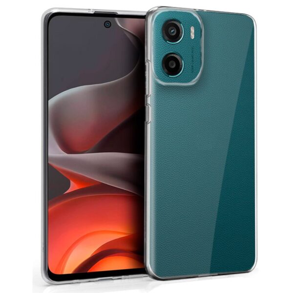 Capa de silicone COOL para Motorola Moto G05 / G15 (transparente)
