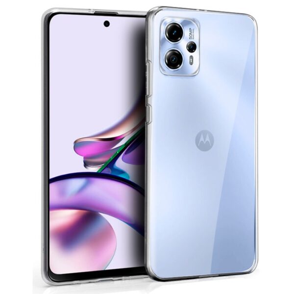 Capa de silicone COOL para Motorola Moto G13 / G23 (transparente)