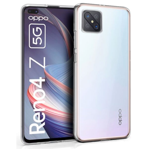 Capa de silicone COOL para Oppo Reno 4Z 5G (transparente)