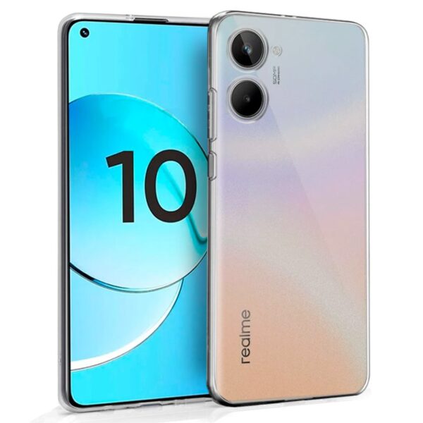 Capa de silicone COOL para Realme 10 (transparente)
