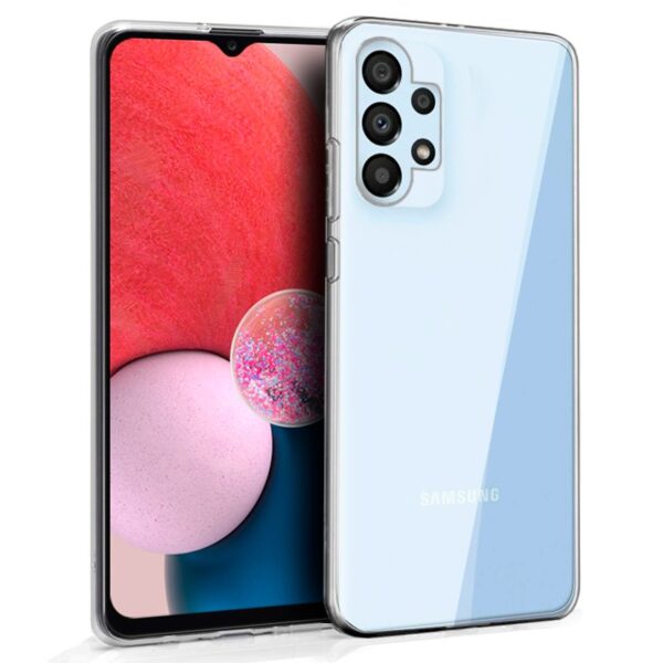 Capa de silicone COOL para Samsung A135 Galaxy A13 (transparente)