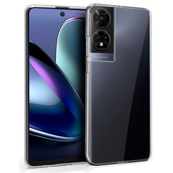 Capa de silicone COOL para TCL 50 5G (transparente)