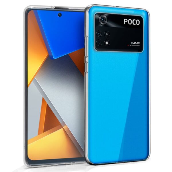 Capa de silicone COOL para Xiaomi Poco M4 Pro (transparente)