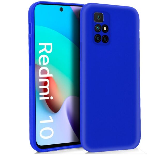 Capa de silicone COOL para Xiaomi Redmi 10 / Redmi 10 2022 (azul)