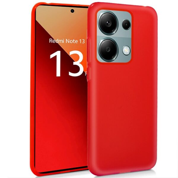 Capa de silicone COOL para Xiaomi Redmi Note 13 Pro / Note 14S / Poco M6 Pro (vermelha)