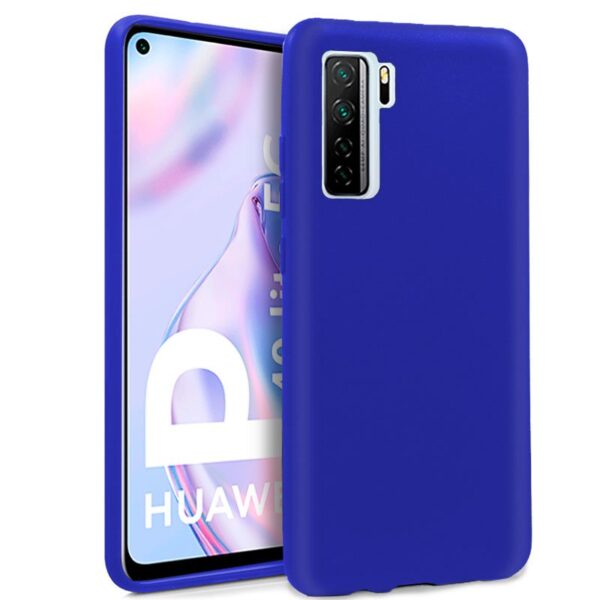 Capa de silicone COOL para Huawei P40 Lite 5G (azul)
