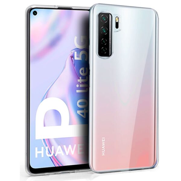 Capa de silicone COOL para Huawei P40 Lite 5G (transparente)