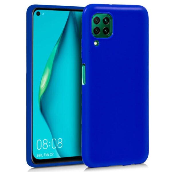 Capa de silicone COOL para Huawei P40 Lite (azul)