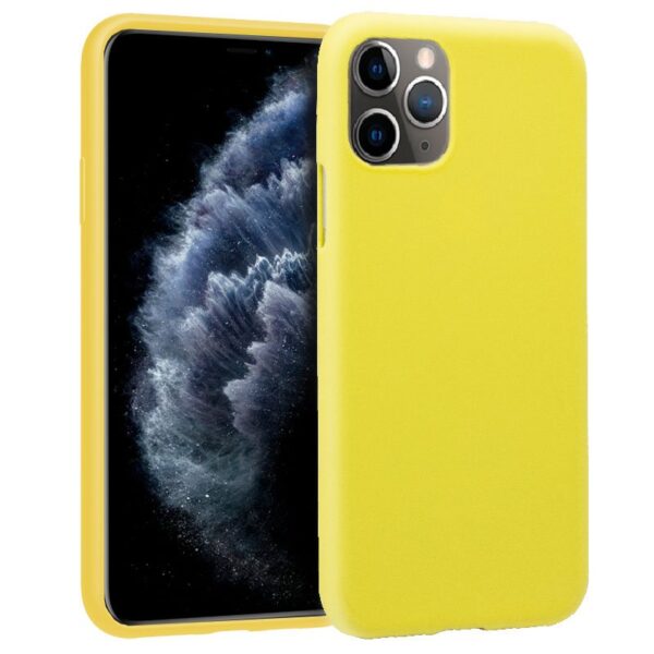 Capa de silicone COOL para iPhone 11 Pro (amarelo)