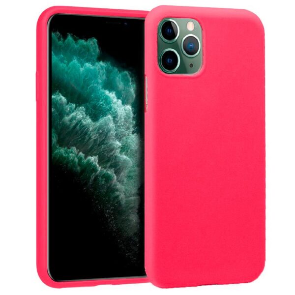 Capa de silicone COOL para iPhone 11 Pro Max (rosa)