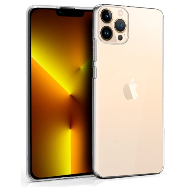 Capa de silicone COOL para iPhone 13 Pro Max (transparente)