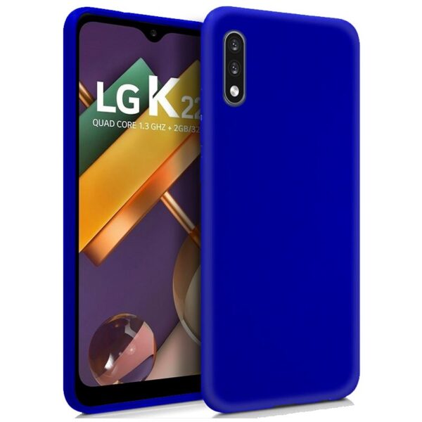 Capa de silicone COOL para LG K22 (azul)