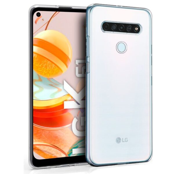 Capa de silicone COOL para LG K61 (transparente)