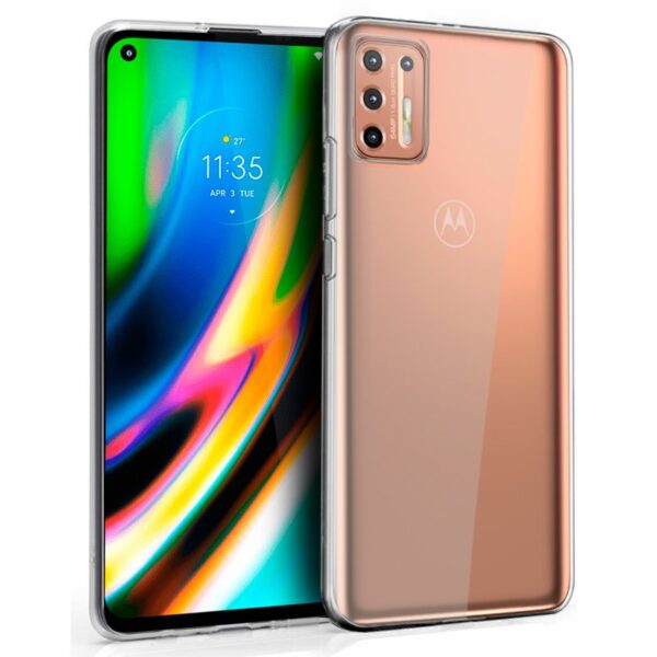 Capa de silicone COOL para Motorola Moto G9 Plus (transparente)