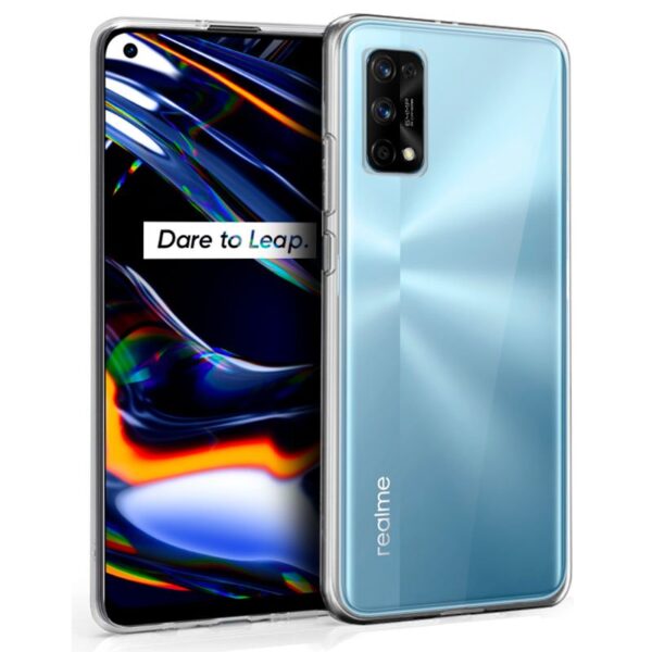 Capa de silicone COOL para Realme 7 Pro (transparente)