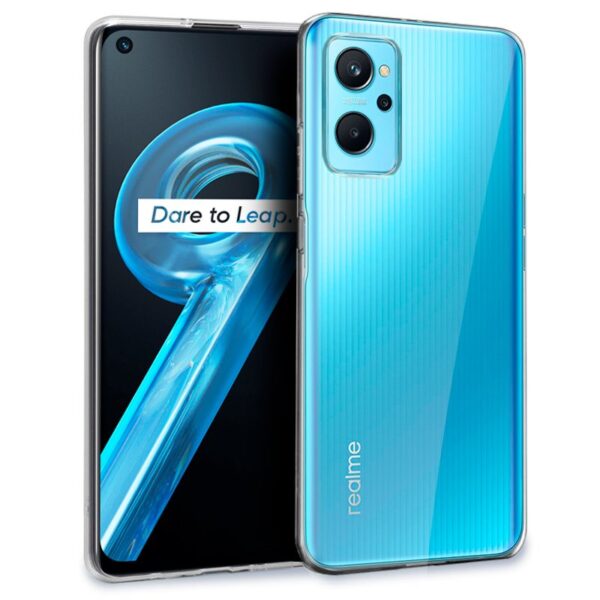 Capa de silicone COOL para Realme 9i (transparente)