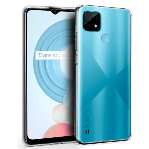 Capa de silicone COOL para Realme C21 (transparente)