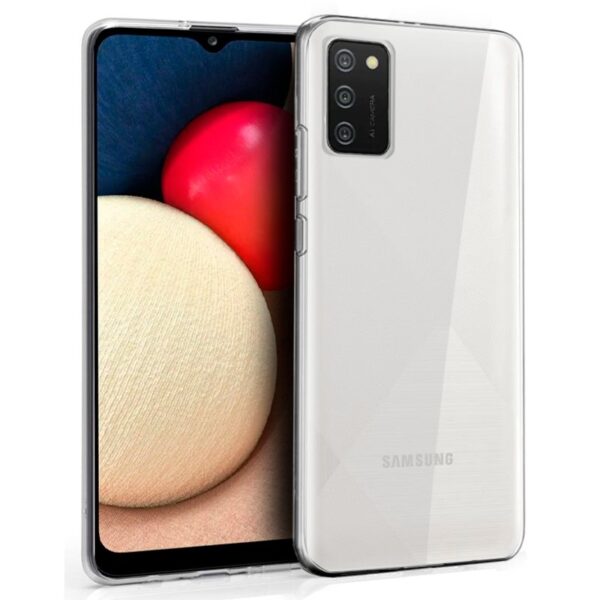 Capa de silicone COOL para Samsung A025 Galaxy A02s (transparente)