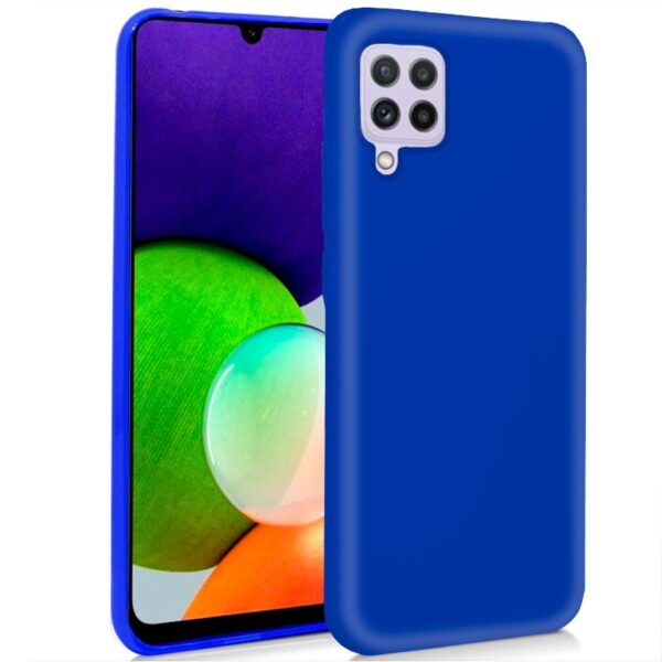 Capa de silicone COOL para Samsung A225 Galaxy A22 4G (azul)