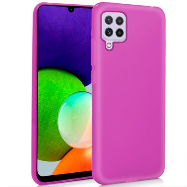 Capa de silicone COOL para Samsung A225 Galaxy A22 4G (rosa)