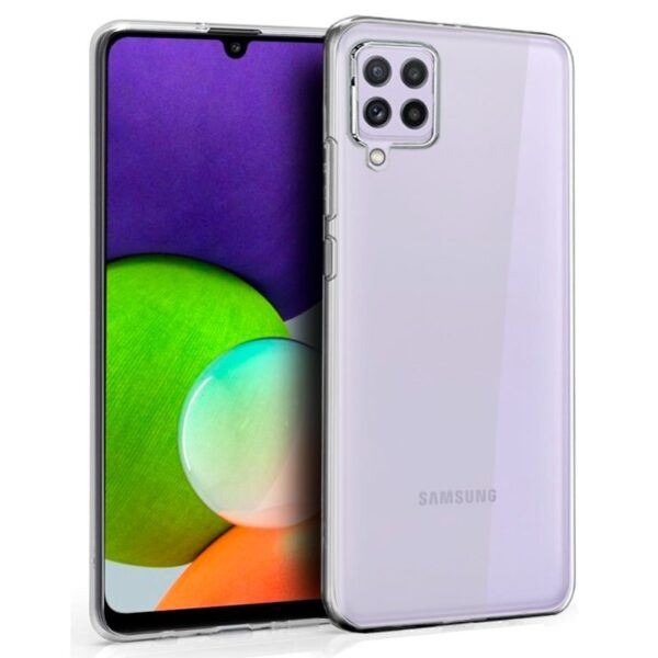 Capa de silicone COOL para Samsung A225 Galaxy A22 4G (transparente)