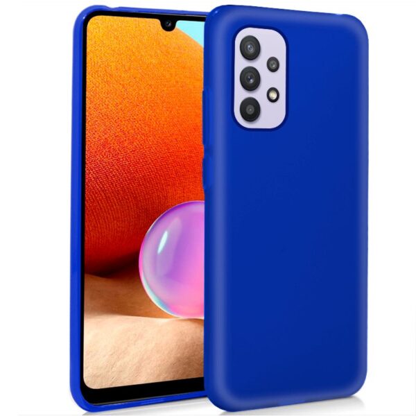 Capa de silicone COOL para Samsung A325 Galaxy A32 4G (azul)