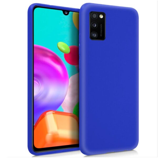 Capa de silicone COOL para Samsung A415 Galaxy A41 (azul)