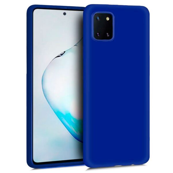 Capa de silicone COOL para Samsung N770 Galaxy Note 10 Lite (azul)