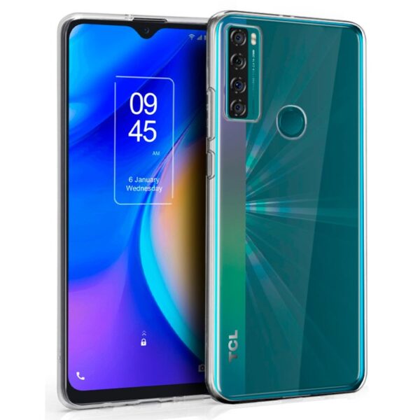 Cobertura de silicone COOL para TCL 20 SE (transparente)