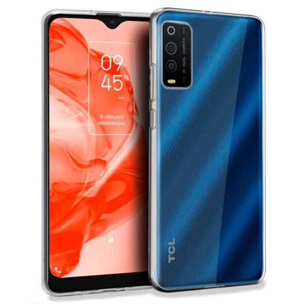 Capa de silicone COOL para TCL 205 (transparente)