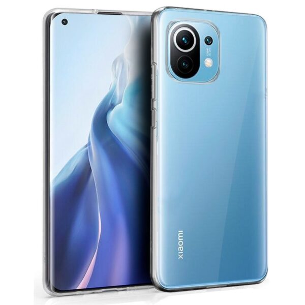 Capa de silicone COOL para Xiaomi Mi 11 / Mi 11 Pro (transparente)