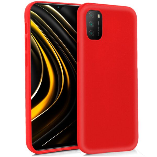 Capa de silicone COOL para Xiaomi Pocophone M3 / Redmi 9T (vermelho)