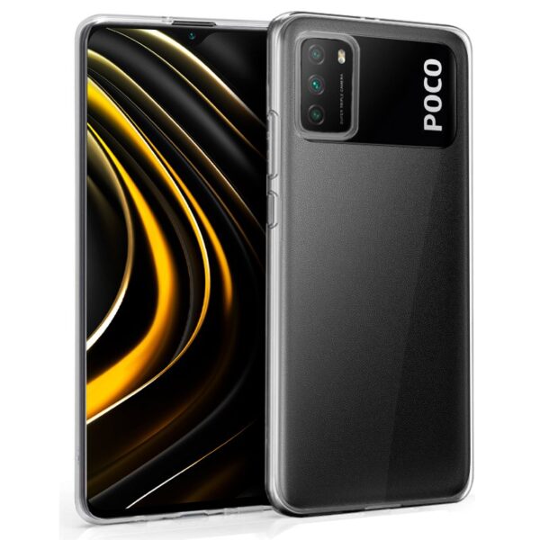 Capa de silicone COOL para Xiaomi Pocophone M3 / Redmi 9T (transparente)