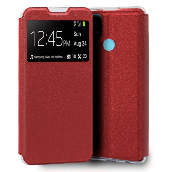 Capa Flip Cover COOL para Alcatel 1S (2021) / 3L (2021) Vermelho
