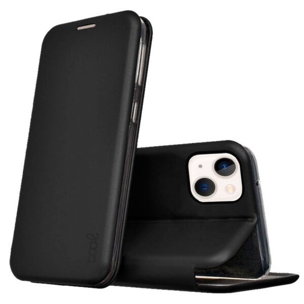 Capa Flip Cover COOL para iPhone 13 mini Elegance Preto