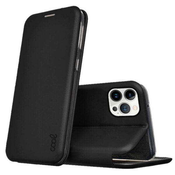 Capa Flip Cover COOL para iPhone 13 Pro Elegance Preto