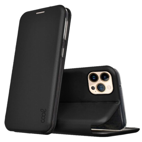 Capa Flip Cover COOL para iPhone 13 Pro Max Elegance Preto