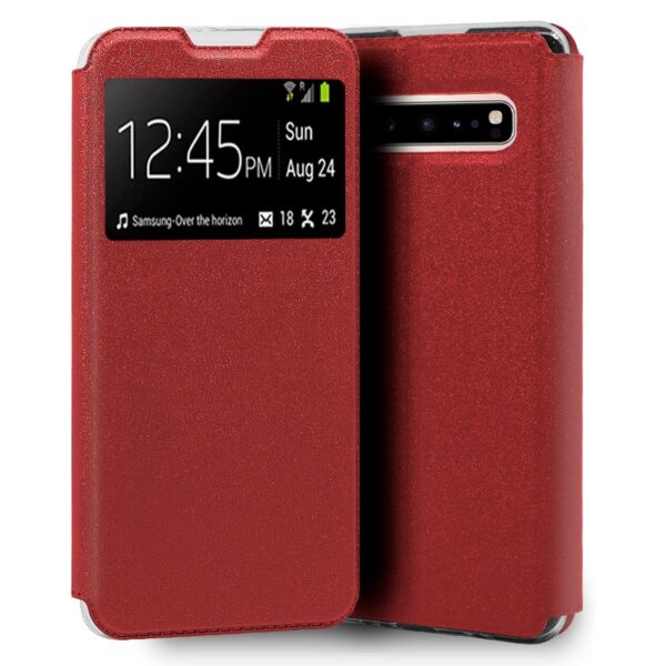 Capa Flip Cover COOL para Samsung G973 Galaxy S10 Vermelho