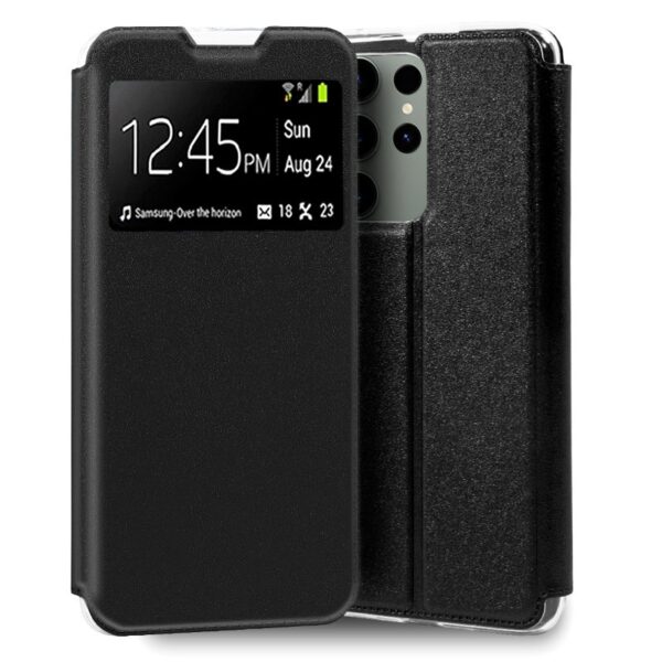 Capa Flip Cover COOL para Samsung S918 Galaxy S23 Ultra Preto