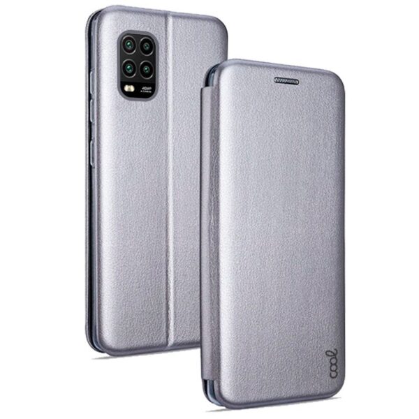 Capa Flip Cover COOL para Xiaomi Mi 10 Lite Elegance Prata