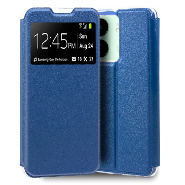 Capa Flip Cover COOL para Xiaomi Redmi 13C / Poco C65 Azul