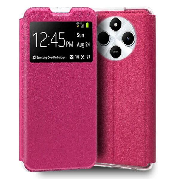 Capa Flip Cover COOL para Xiaomi Redmi 14C / Poco C75 Rosa