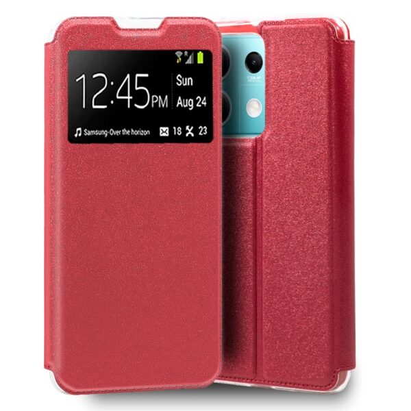 Capa Flip Cover COOL para Xiaomi Redmi Note 13 5G Vermelho