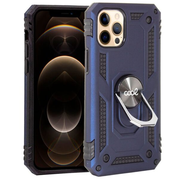 Capa COOL para iPhone 12 Pro Max Hard Ring Azul