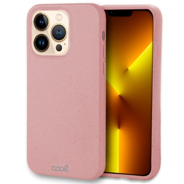 Capa COOL para iPhone 13 Pro Max Eco Biodegradável Rosa